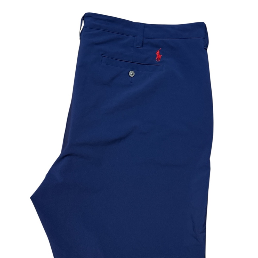Polo Ralph Lauren Men’s Navy Blue Stretch Shorts Size 44B Casual Comfy Classic - Picture 2 of 9